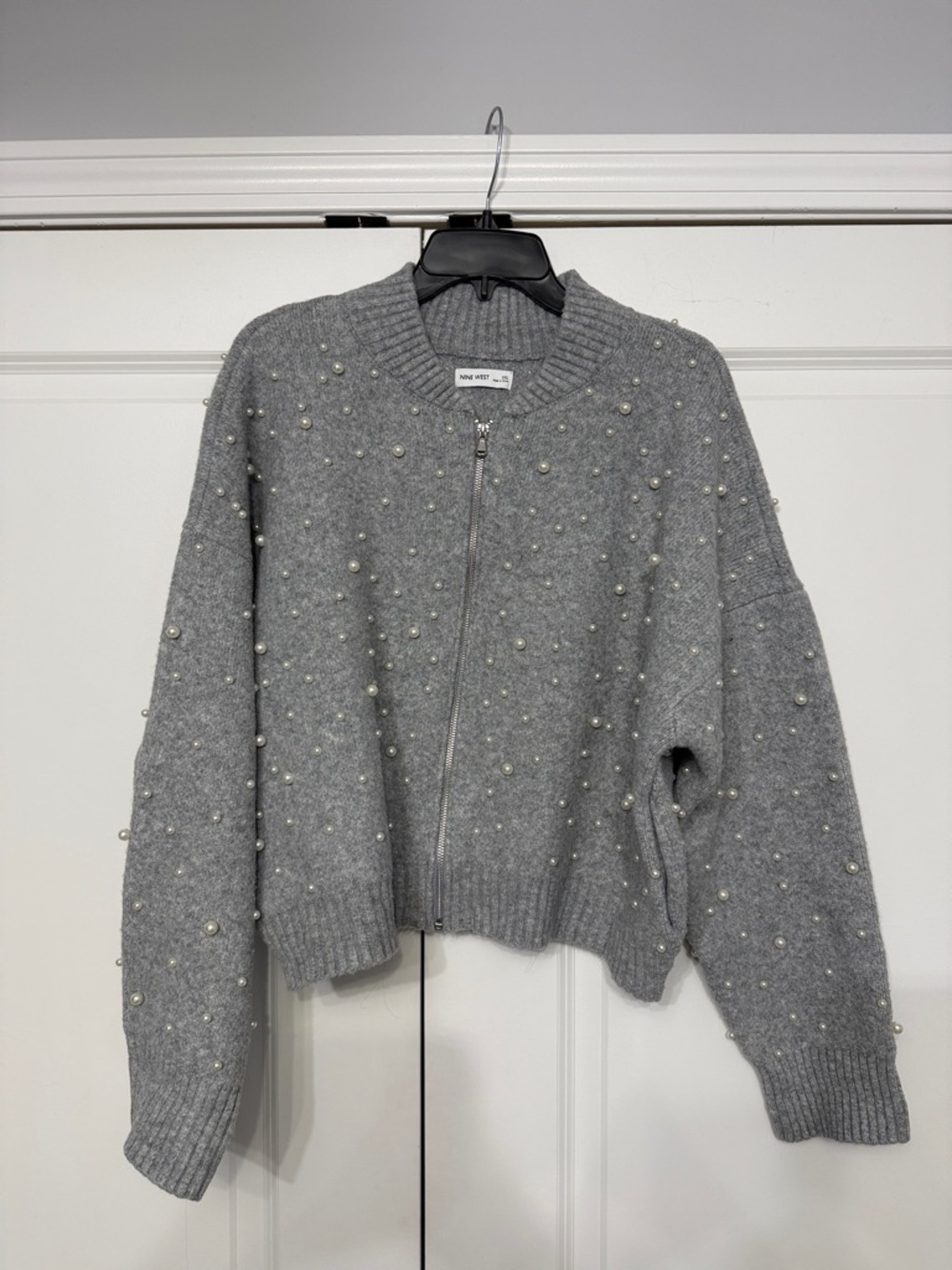 Pearl Sweater Bomber Jacket